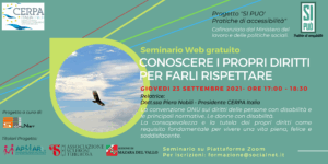 Seminario Web _ Conoscere i propri diritti per farli rispettare
